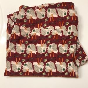 LulaRoe TC Chinese Box leggings